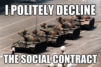 I Politely Decline the New Social Contract