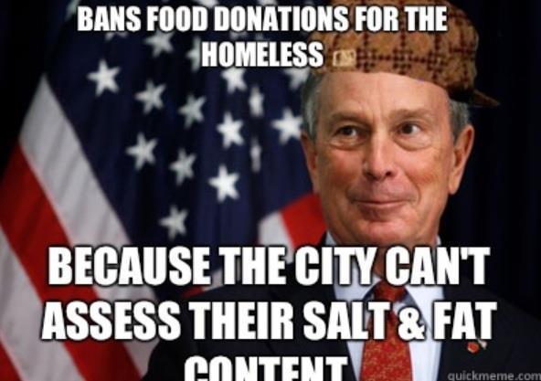 Bans Food Donation for the Homeless