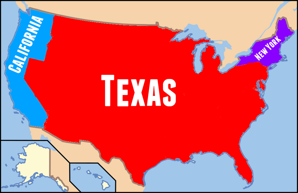 Is the Size of Texas Increasing?
