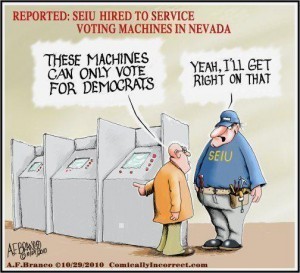 SEIU Hired to Service Voting Machines in Nevada