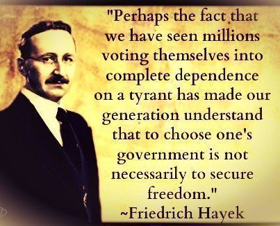 We Have Seen Millions Voting Themselves into Complete Dependence