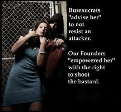 Bureaucrats "Advise Her" to Not Resist an Attacker.