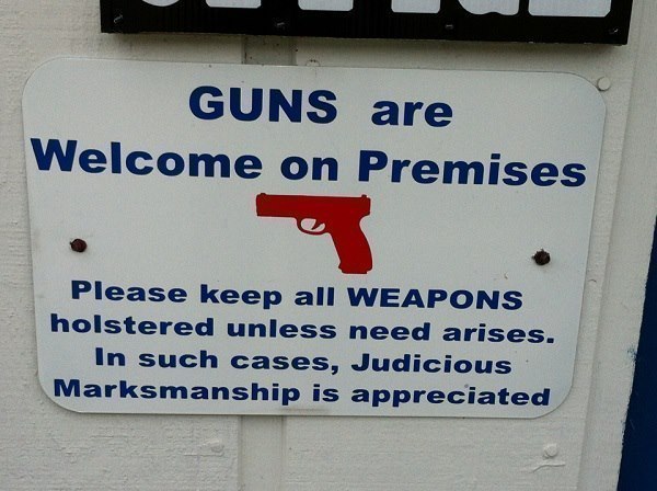 Guns Are Welcome