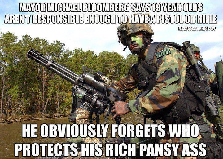 He Obviously Forgets Who Protects His Rich Pansy Ass