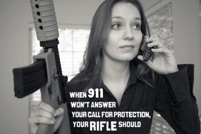 When 911 Won't Answer Your Call for Protection, Your Rifle Should