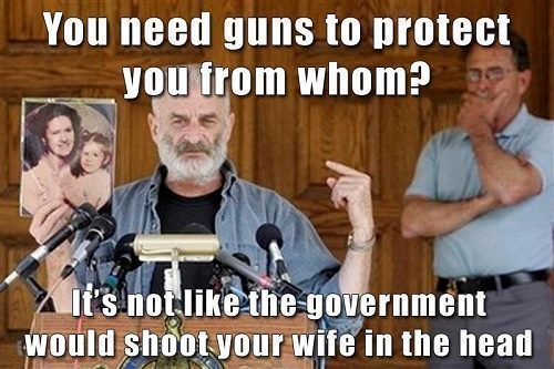 You Need Guns to Protect You from Whom?