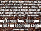 So Hey, Europe, How 'bout You Shut the Fuck Up About Gun Control?