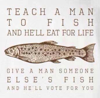 teach-a-man-to-fish-and-hell-eat-for-life-give-him-someone-elses-fish-and-he-will-vote-for-you
