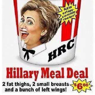 hillary-meal-deal-two-fat-thighs-two-small-breasts-and-a-bunch-of-left-wings