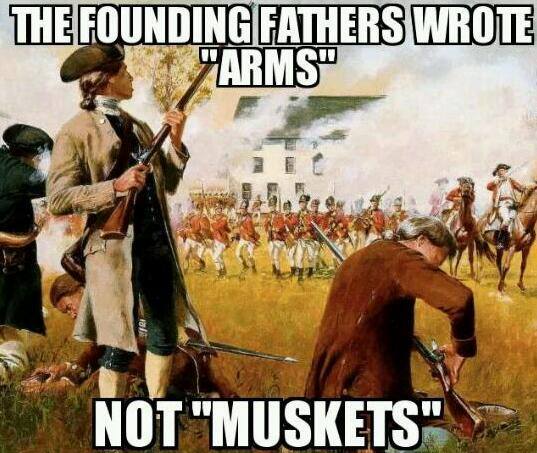 the-founding-fathers-wrote-arms-not-muskets